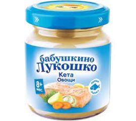 Пюре рыба+овощи «Бабушкино Лукошко» 100г ст/б