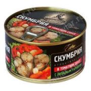 Скумбрия 185г в т/с с овощами 1/32 За родину