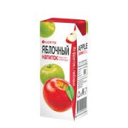 Сок 0,190 л ЛОТТЕ (яблоко) 4шт в блоке 1/8