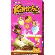 Печенье фас 42г Канчо с шокол 1/32 (LOTTE)