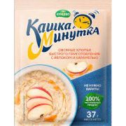 Каша овс Минутка без слив (яблоко-карамель) 1/25