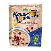 Каша овс Минутка без слив (клюква) 1/25