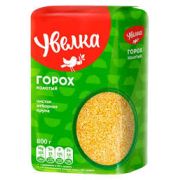 крупа Увелка т/п 800гр горох (колотый)  1/6