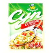 Суп Приправыч 60г куриный с рисом 1/15