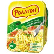 Лапша Ролтон 90г с куриц по домашн конт 1/24