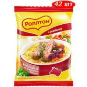 Вермишель Ролтон  60г м/п с говядиной на домашн бульоне 1/42