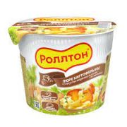 Пюре Ролтон 40г стакан - жарен лисичек со сметан 1/24