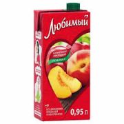 Сок Любимый 0,95л (ябл+пер+нектарин) 1/12