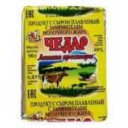 Продукт с сыром плавленый  90г Чедар 1/96