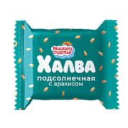 Халва подсолнечная с арахисом вес 1/5 Мишкино счастье 280