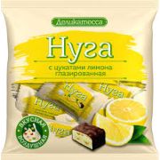 Конф Нуга глаз 240г с цукатами лимона Деликатесса 1/24 604