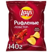 Чипсы Лейз 140г Рифленый Лобстер 1/19