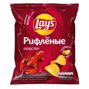 Чипсы Лейз 70г Рифлен. лобстер 1/25