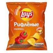 Чипсы Лейз 70г Рифленые Паприка 1/25