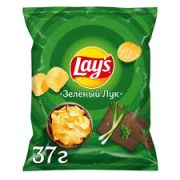 Чипсы Лейз 37г Зеленый лук 1/36