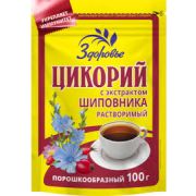 Кофе Цикорий 100г с шиповником м/п 1/12