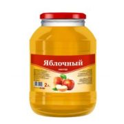 Сок 2л Яблочный с сахаром ст/б 1/4 Савва