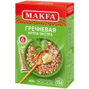 Крупа Макфа (131-4Н) 400г гречневая ядрица Экстра 1/9
