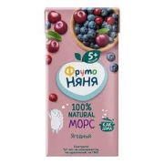 Морс ФН 0,2л клюква+черн+вишня  т/п 1/18
