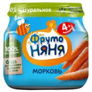 Пюре ФН 80г морковное натур ст/б 1/12