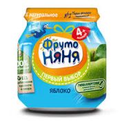 Пюре ФН 100г ябл натур ст/б 1/12