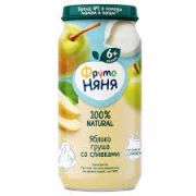 Пюре ФН 250г груша+ябл ст/б 1/12