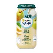 Пюре ФН Неженка 250г ябл+груша со слив без сах ст/б 1/12