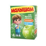 сок ФН Малыш 0,2л ябл освет д/ран дет пит т/п 1/18