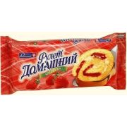 Рулет Домашний 150г клубника 1/15