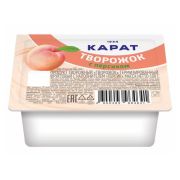 Творожок 100г Карат Фруктовый (персик) 1/16