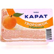 Творожок 230г Карат Фруктовый (абрикос) 1/8