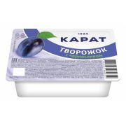 Творожок 230г Карат Фруктовый (чернослив) 1/8