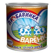 Молоко сгущен с ЗМЖ 380г ж/б 1/45 Любавинка
