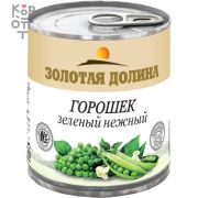 Горошек зелен 400г ж/б в/с ГОСТ Россия 1/12   Зол.Дол