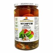 Овощное асс. 700г ст/б  1/12 Зол.Дол.