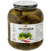 Огурцы марин. 1,5л 1/6 Огурчики Зол.Дол.