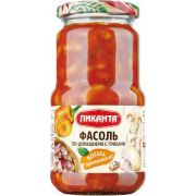 Фасоль Пиканта 470г ст/б по-домаш с гриб 1/6