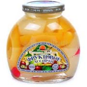 Компот Фруктовое асс. 580г ст/б 1/12 Зол.Дол.